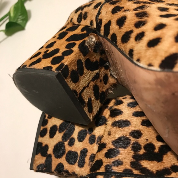 J. Crew Sadie Ankle Boots in Leopard Calf Hair - Picture 4 of 10